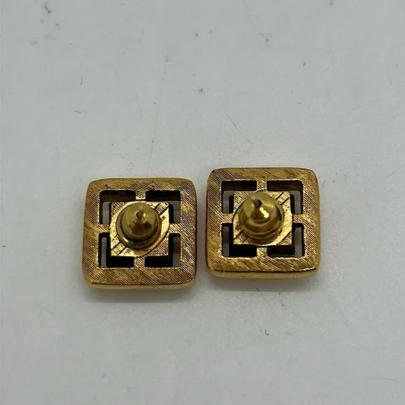 Givenchy Vintage Dark Blue Stones Earrings 🌺🌺 - Picture 3 of 4